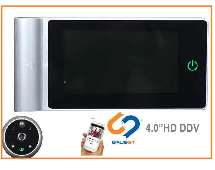 Night Vision Digital WIFI Door Viewer / Door Peephole Camera Wifi Motion Activated