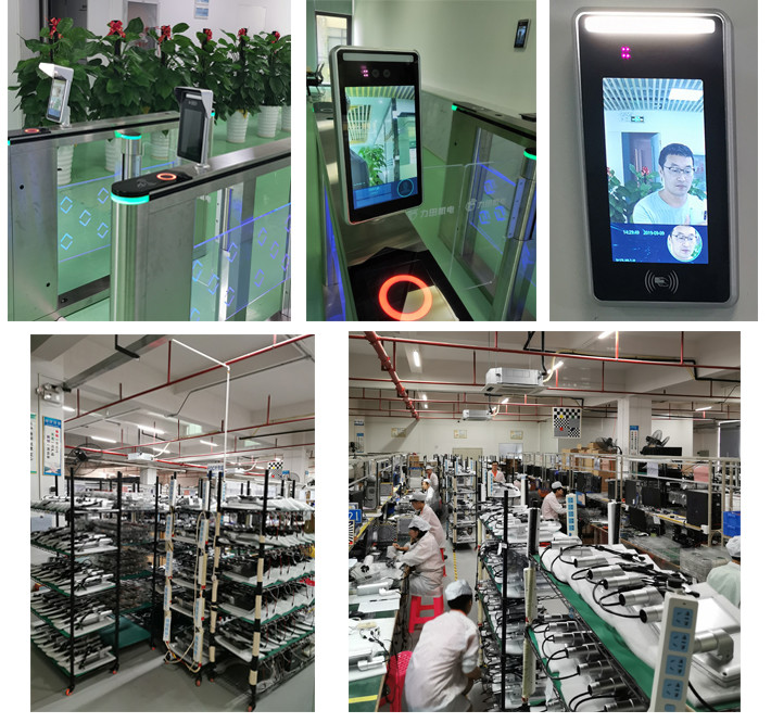 Binocular Camera 400cd/M2 300ms Face Recognition Door Access System