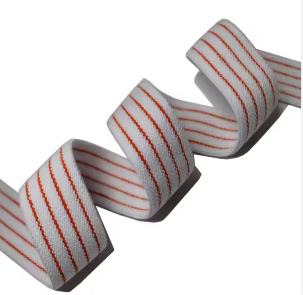 Customized Strong Twill Herringbone Woven Band Polyester Elastic Webbing For Dresses