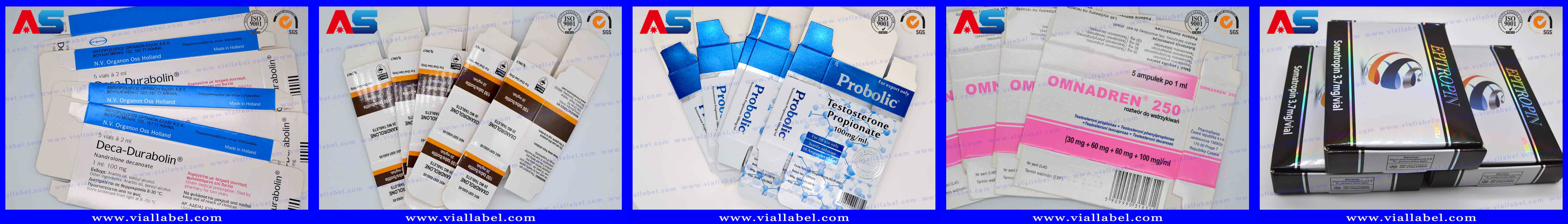 Custom 2mL Bottle Hcg Pharmaceutical Packaging Box And Tray