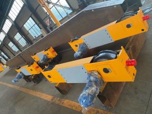 European Style Double Girder Overhead Crane End Carriage 80Ton Workshop