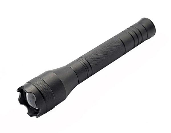 Quality Handheld LED Flashlight 3W XPE 2AA IPX5 Emergency Power Source Aluminum for sale