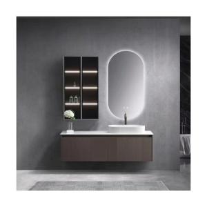 36 Inch Modern Sink Storage Basin Bathroom Vanity with Smart LED Mirror Customized Design