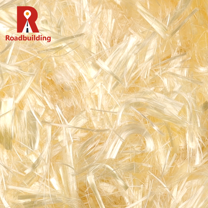 PP Fiber Road Pavement Materials Heat Resistance Stability Cotton Like
