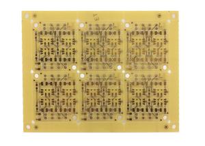 White Legend Yellow Solder Mask FR4 Rigid Single Sided PCB