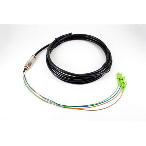 4 6 8 12 24 36 Core Outdoor Waterproof Armoured Fiber Optic Pigtail Patch Cord