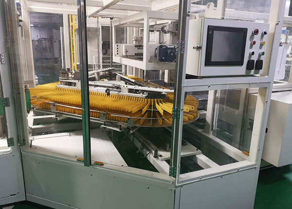 Baby Diaper / Panty Liner Pads Stacking Equipment Full Automatic Easy Operation