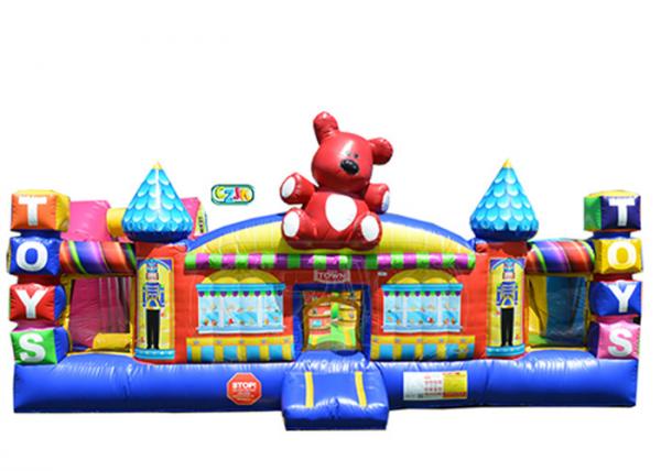 Quality Safe Durable Lead Free Inflatable Kids Playground / Bounce House Playground for sale