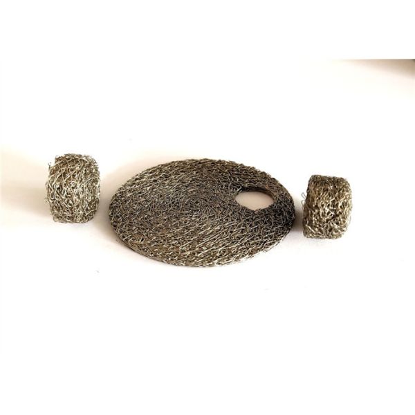 3cm 304SS Silencer Knitted Wire Mesh Gasket / Heat Shield Gasket