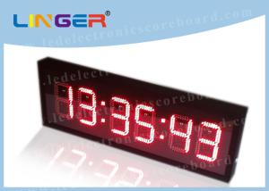 China Double Sides LED Countdown Timer For Different Sports Game 88 / 88 / 88 Format wholesale