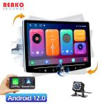 Rotatable 10.1'' Single Din Android Car Stereo Carplay DSP GPS Wifi With Reverse