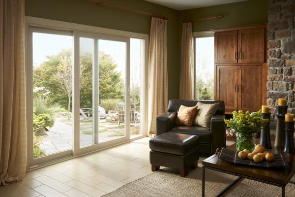 Quality Security Aluminum Sliding Glass Doors With Multi-point Locking for sale