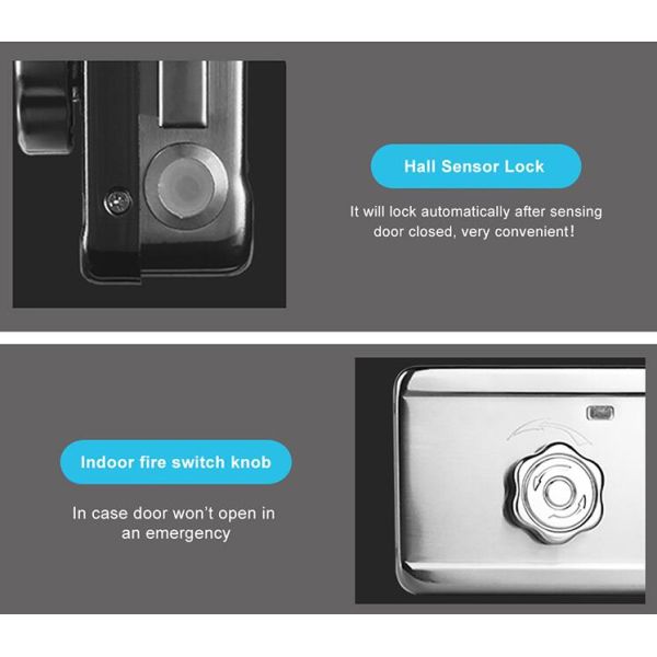 Home Security Fingerprint Tuya Smart Lock APP Door Lock Remote Control
