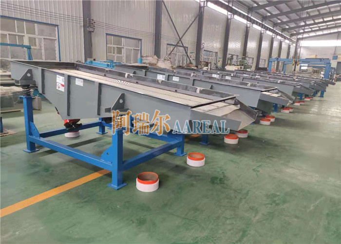 900*3000mm Single-deck Rectangular Linear Vibrating Screen for Sifting PVC Granules