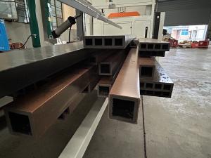 Reliable Wpc Profile Extrusion Line Energy Saving Motors Precise Temperature Control System
