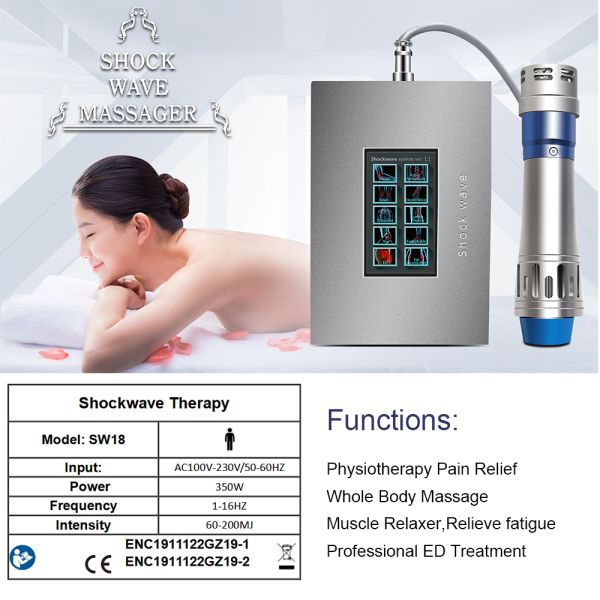 Home Use Shockwave Therapy Machine ABS For ED Treatment