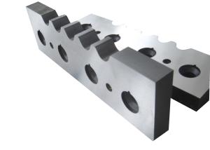 China d2 Industrial Hydraulic Shear Blade Steel Iron Bars Cutting wholesale