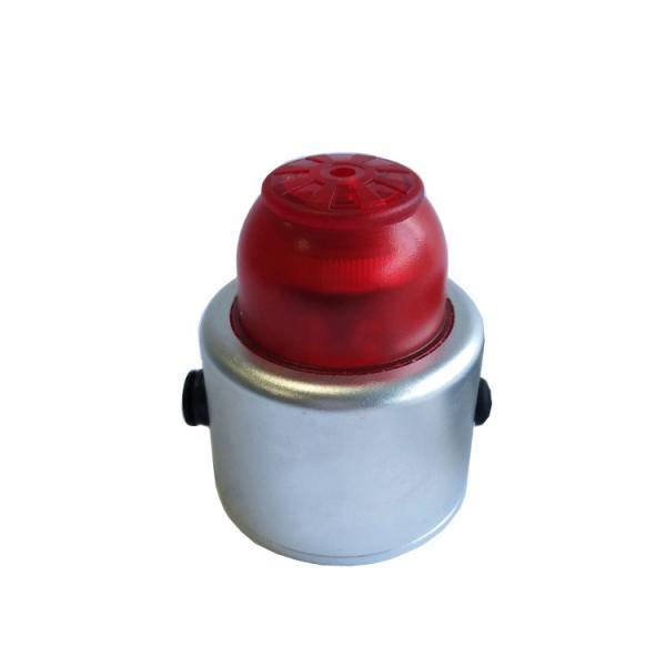 Quality 100 Decibel 1.5Ah Solar Powered Warning Lights Fixed Rotating for sale
