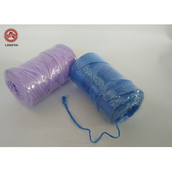 Breaking Strength Braided Twisted 100% Polypropylene Twine / Pp Rope For Packing