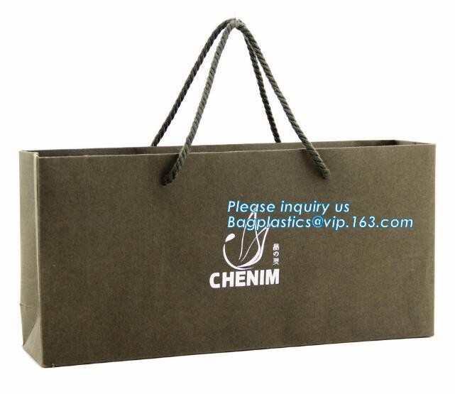 Custom paper bag with handle coated white paper bag printing pattern flower carrier bag,Flower carrier paper bags with d