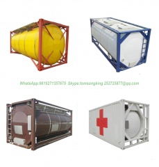 Food Stuff And Non-food / Chemical ISO Tank Containers Insulated 316L Stainless 
