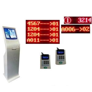 China Automatioc bank/electric/hospital/ wireless queue management system with kiosk on sale