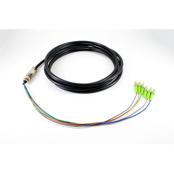 4 6 8 12 24 36 Core Outdoor Waterproof Armoured Fiber Optic Pigtail Patch Cord