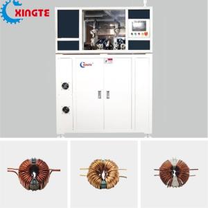Automatic Butterfly Type Toroidal Coil Winding Machine With 2 Stations