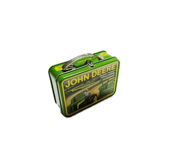 Quality Cartoon Design Handle Tin Box For Candy Storage Rectangle Shape OEM Accepted for sale
