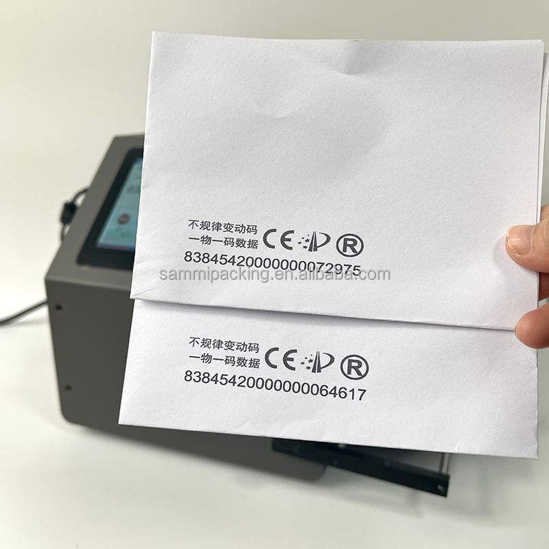 Hand Held Static Date Coding Equipment For Bottle Carton Plastic Bag