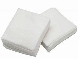 Quality 100% Polyester 120GSM Ultrasonic Sealed Edge Cleanroom Wiper Cloth for sale