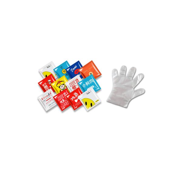 HDPE Glove Folding Packing Machine Composite Film Automatic Grade