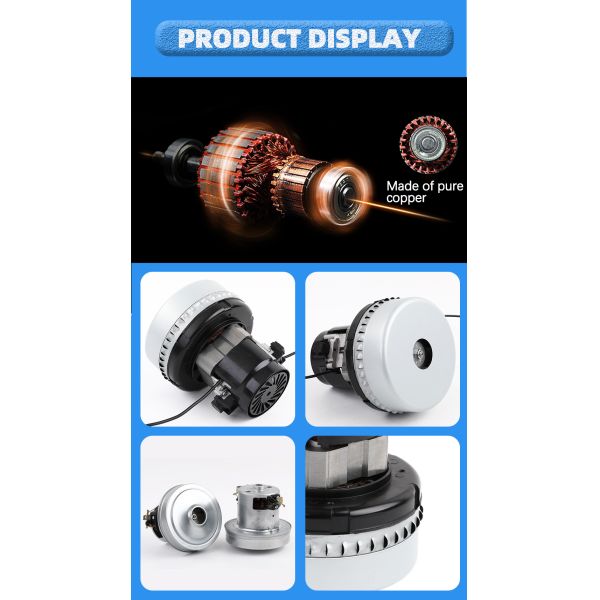 Faradyi Customized A28 24V 36V Industrial Waterproof Brushless Vacuum Cleaner Motor 2 Stage For Floor Scrubber/Seeder