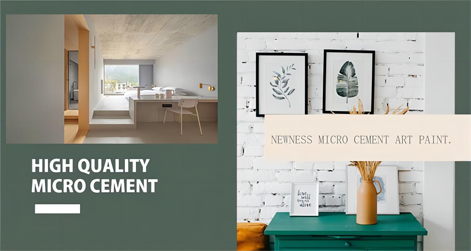 Seamless Microcement Wall Paint Kit High Toughness Silicate Microcement Scrape Method