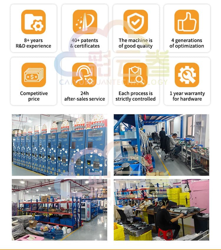 6800W Stainless Steel Automated Popcorn Machine Vending For Snack Service