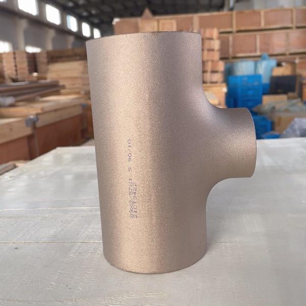 Quality Super Duplex Stainless Steel Pipe Fittings Reducing Tee UNS S32750  ASME B16.9 for sale