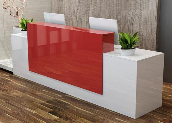 Quality Mordern Colorful Retail Checkout Counter / Cash Register Table Counter Durable for sale