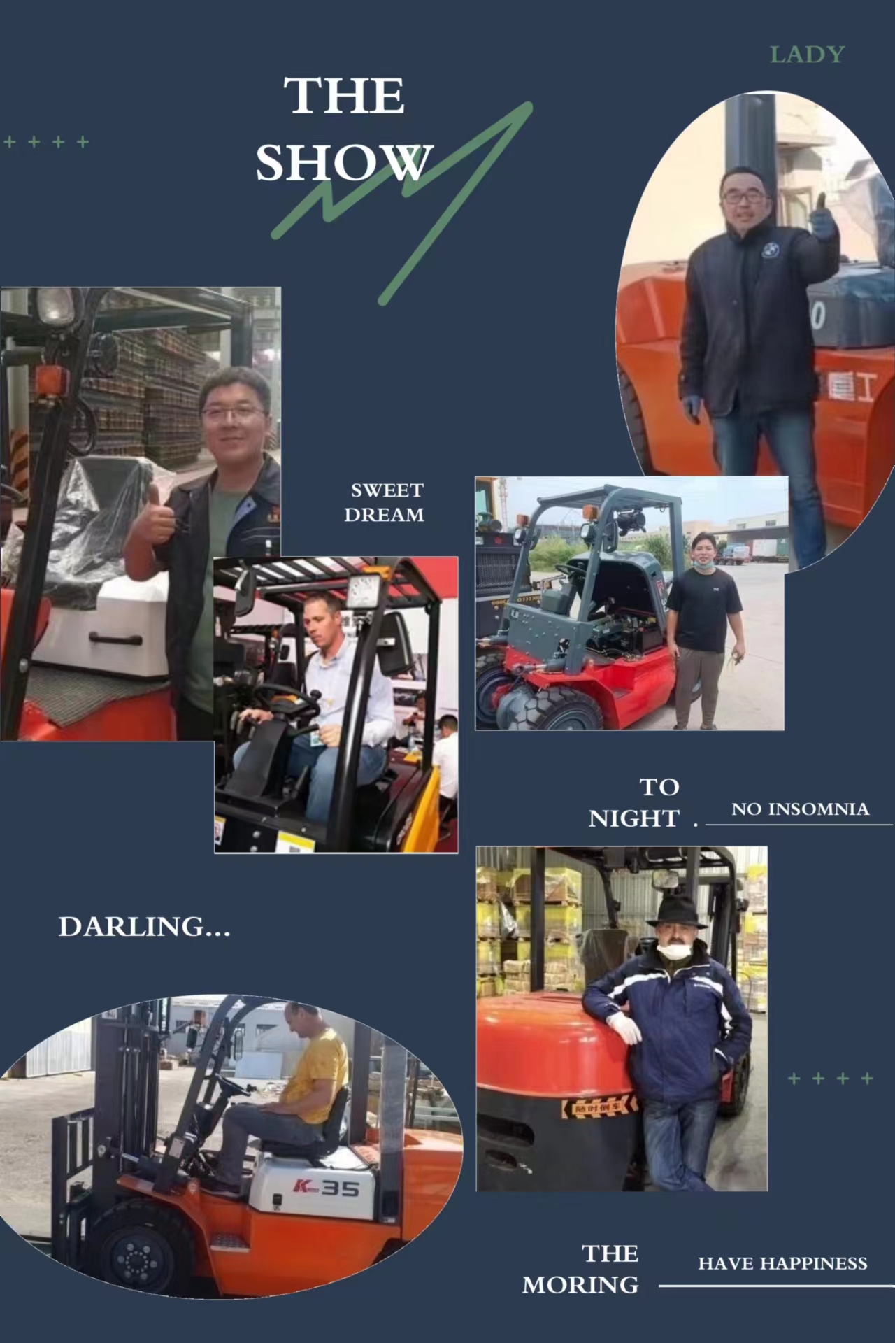 2-4 Ton Diesel Forklift with Euro 3/5 EPA Engine and Fork Width of 550mm or 685mm