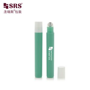China RPP-10ML(C) Tall And Thin PP Plastic PP Matte Finished Empty Roller Bottle With Steel Ball For Eye Serum wholesale