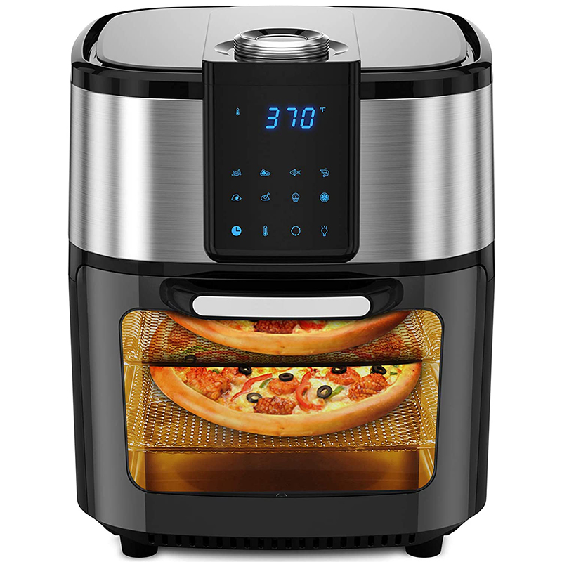 1800W White Air Fryer Ovens 12 Litre Digital Air Fryer Oil Free Wtih Wifi Tuya