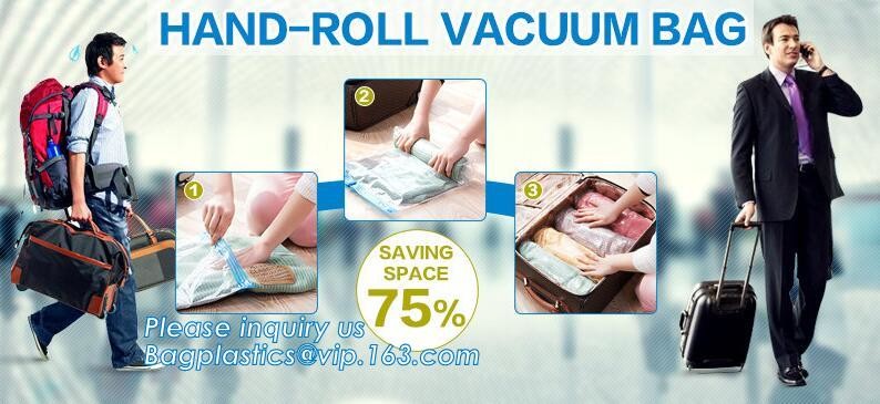 Embossing Resealable Vacuum Food Bags For Household Eco- friendly Texture Vacuum Food Storage Plastic Bag Rolls Moisture