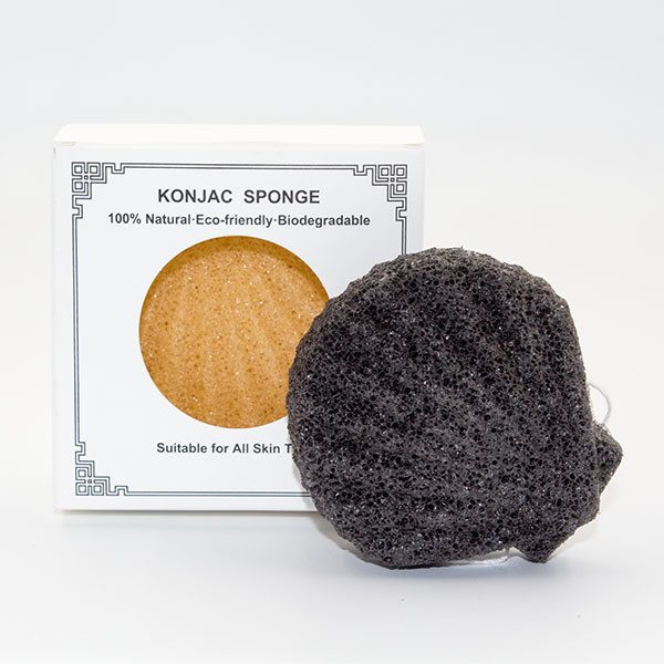Shell Shape Baby Charcoal Konjac Sponge Biodegradable