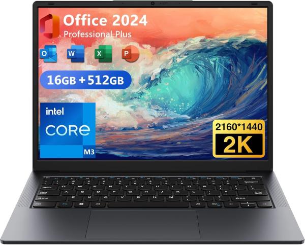 Quality 16GB RAM 512GB SSD 14.1" Laptop Computer QHD Display With HDMI Type C for sale