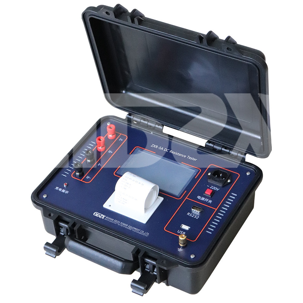 ZXR-5A Power Current Transformer Testing Equipments 5A DC Resistance Meter High Accuracy