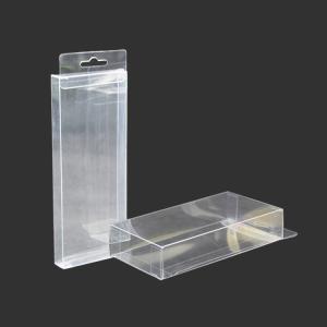China Custom Made Rectangle Durable Clear Plastic Folding Boxes on sale