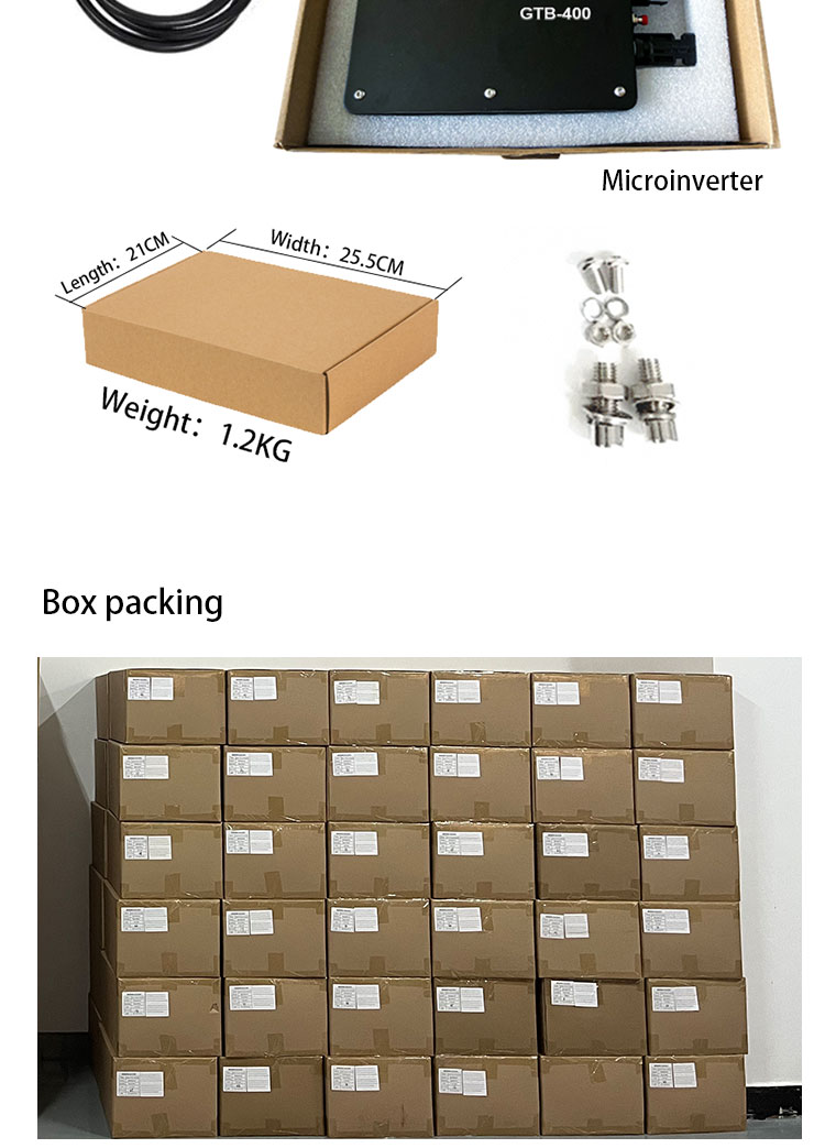 300W Micro Inverters With Monitoring Micro Grid Tie Solar Inverter With 100% Safety Solar Micro Inverters