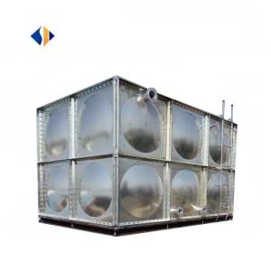 China 317.8-3020kg Capacity Industrial Large Volume SS304/FRP/GRP Removable Panel Water Tank wholesale