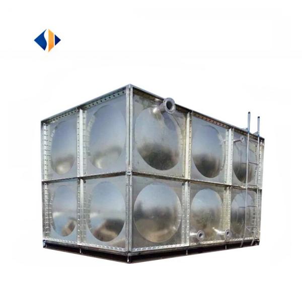 Quality 317.8-3020kg Capacity Industrial Large Volume SS304/FRP/GRP Removable Panel Water Tank for sale
