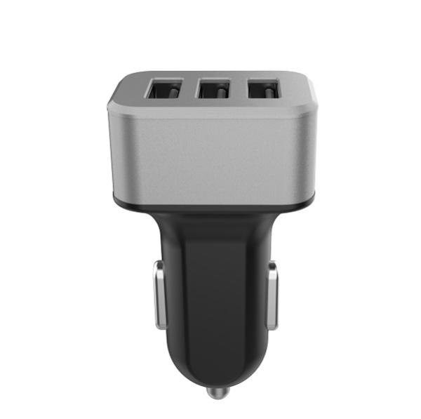 Quality 5V4.4A PAHs Multiple Port Car Charger with 3 USB Port for sale