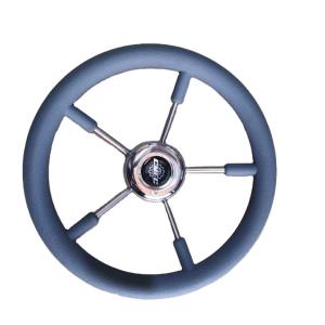 China Stainless Steel 316ss Marine Boat Steering Wheels  , 13.5 Inches Foam Steering Wheel on sale